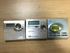 SONY MZ-N920 MZ-R903 MZ-R91 ソニー walkman MDプレーヤー MDウォークマン 3点セット◆ジャンク品 [2366W]