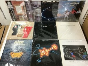 LP 恐怖の頭脳改革 他 ELP エマーソンレイク&パーマー パウエル レコード まとめ プログレ ロック 10点セット [1177ST]