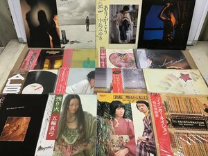 LP 五輪真弓 中島みゆき 女性アーティスト 邦楽 和モノ シティー 他 レコード まとめ 帯付含 39点セット [3725SH]