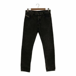 DIESEL ディーゼル 【men857D】 09B87 ブラックストレートデニム ジーンズ メンズ ボトムス W30 ボタンフライ HC