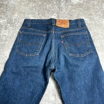 LEVI'S リーバイス 【men035U】 80's 501 脇割 W30 ボタン裏552 USA製 赤タブ スモールe アメリカ製 リーバイス デニムパンツ ヴィンテージ_画像9