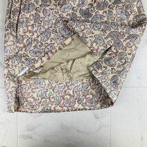 美品 DRIES VAN NOTEN ドリス ヴァン ノッテン ジャガードスカート ショート丈 裏地なし ラメ糸 ベージュ サイズ36*IC606_画像5