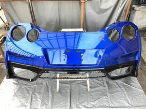 【個人宅配送不可】日産 R35 GT-R GTR 後期 純正 リアバンパー ロア部分付き RCB ワンガンブルー 85022-6AV0H 85014-6AV0H VR38