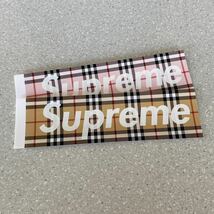 Supreme Burberry バーバリー BOXステッカー 2色セット_画像1