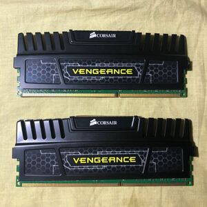 CORSAIR VENGEANCE DDR3 1866 2枚セット4GB×2枚合計8GB DDR3 1866完動品 レターパック５２０円