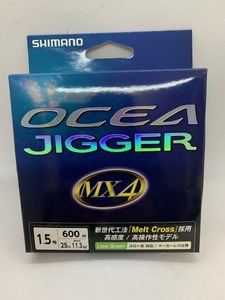 シマノ　オシアジガー　MX4　1.5号PE600ｍ(ライムグリーン)　新品