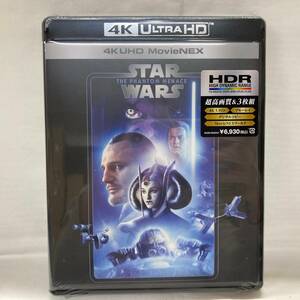 4172-1(93)未開封　STAR WARS 　スターウォーズ　THE PHANTOM　MENACE　ファントム・メナス　4K Ultra HD+ブルーレイ　Blu-ray　