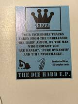 大幅値下げ中 / Unique - The Die Hard E.P. / hiphop / underground hiphop / middle hiphop / dj / dj koco / レコード / dwg_画像2