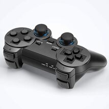 透明赤 Fancyan PS2 用 ワイヤレスコントローラー DUAL SHOCK2 ゲームパット 互換対応 日本語説明書 付き _画像7