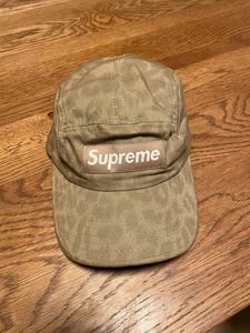 初期　激レア　Supreme Leopard Camo Camp Cap