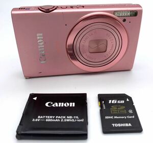 Canon/キャノン コンパクトデジタルカメラ　IXY　430F　　4.3-21.5mm 1:2.7-5.9 　ピンク　現状品