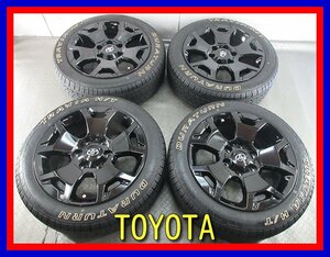 ■中古タイヤホイール■　TOYOTA ハイラックス 純正 7.5J +30 6H 139.7 DURATURN TRAVIA H/T 215/55R18 95H 夏 S 激安 送料無料 K62