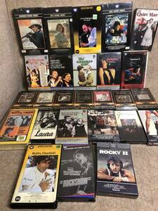 未開封 VHS希少品 英語版 洋画ビデオ ハリウッド 他 26本セット売 ブルースリー マックイーン ジャッキー まとめ 状態良好 現状渡し