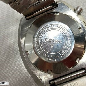 ★☆【中古/ヴィンテージ】SEIKO セイコー 5スポーツ クロノグラフ スピードタイマー 自動巻き デイデイト 腕時計 6139-7020 1971年製★☆の画像2