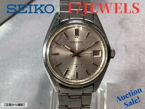 【可動品】SEIKO セイコー 腕時計 17石 6602‐7040 自動巻 ヴィンテージ 1972年3月に製造.