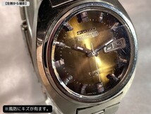 【可動品】SEIKO セイコー ５アクタス 21ジュエル カットガラス 腕時計 7019-7350 アンティーク_画像8