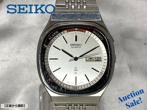 【可動品】SEIKO セイコー アラーム クォーツ 文字盤色:シルバー 腕時計 7233-603A　ヴィンテージ　