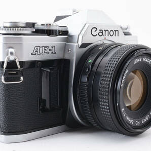 ★良品★ キャノン CANON AE-1 + NEW FD 50mm F2 ★シャッター鳴きなし★ #0807 #1126243 #08021の画像3