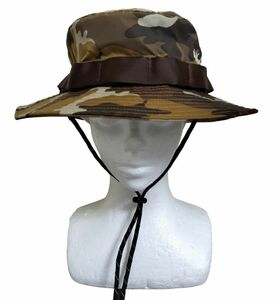 【新品】Whole Earth NYLON SAFARI HAT M ブラウン