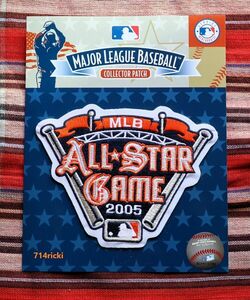 2005 MLB All Star Game Collectible Patch Detroit Tigers Official 海外 即決