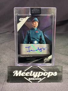 Tala Durith 2023 Topps Chrome Black Star Wars Indira Varma Base Autograph 海外 即決