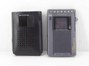 ★☆SONY ワイドFM対応 FM/AM/ラジオNIKKEIポケットラジオ ICF-RN931 難あり動作品 オマケ新品電池付き☆★