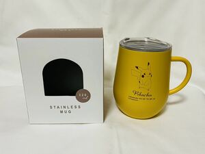 【新品】ポケモン　蓋つきステンレスマグ 320ml 「ピカチュウ」