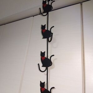 ネコのインテリアフック ドアフック
