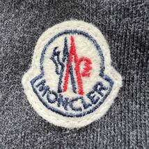 極美品!!!モンクレール『覇王の覇気』MONCLER ジャージ アウター ジップアップ M 最高級◎ロゴワッペン トリコロール 裏起毛◎ダークグレー_画像7