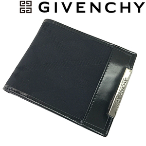 【中古】【非常に良い】GIVENCHY 財布 ブランド ジバンシィ ジバンシー 二つ折り ブラック R-GI-W-0555-09