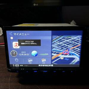 スグ使える☆ ケンウッド メモリーナビ MDV-L406 7V型 ワンセグTV/DVD/CD/USB/SD 新品アンテナ、電源、GPS 彩速ナビ 高画質 美品 