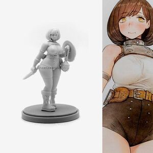 送料無料…38mm 1/35 KINGDOM DEATH キングダム・デス Novice 女性戦士 未塗装 レジン製 組み立て キット フィギュア プラモデル 人形 H176