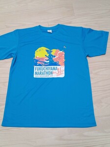 福知山マラソン 2023のT シャツ　Lサイズ 未使用品/記念品　ランニング　スポーツ　ジョギング　速乾性　ジム　駅伝