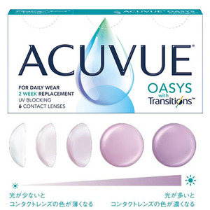 akyu view or sis Transition z Smart style light Johnson & Johnson 2week ACUVUE contact lens Contact times equipped 