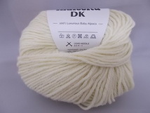 40% off~ 高級 ベビー アルパカ 100% col.100 Michell Indiecita DK 毛糸玉 50g ペルー 送料安_画像2