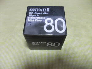 ■未開封MDディスク■maxell マクセル OZ-Black disc 10pack 80 