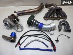 POWER SPIRIT 1JZ-GTE ターボ タービンキット M33 A/R60 JR Racing エキマニ 社外 ウエストゲート JZX90 JZX100 チェイサー マーク2 棚2P12