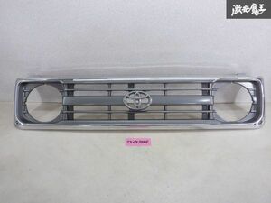  after market 70 series Land Cruiser Land Cruiser circle eyes middle period front grille radiator grill HZJ77V HDJ71V TYG-066 gunmetal use little shelves 2N13