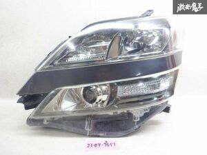 トヨタ純正 ANH20W ANH25W ヴェルファイア 前期 HID ヘッドライト AFS無し 左 左側 助手席側 ICHIKOH 58-23 パールガンメタ系 棚2J22