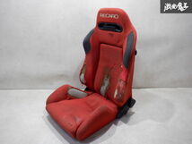 売り切り RECARO レカロ SR3 SR-3 セミバケットシート セミバケット シート 底止め 両側ダイヤル チェイサー マーク2 クレスタ ● 棚2I8_画像1