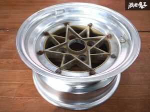 当時物 3ピース KOLIN コーリン SSR スターシャーク ホイール 14インチ 7J ±0 実測 PCD114.3 4穴 1本 旧車 AE86 深リム ★ 棚1G24