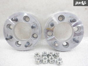 KICS キックス 汎用 ワイドスペーサー ワイトレ 2枚セット 左右 M12 P.25 PCD100 4穴 20ｍｍ 17HEX 棚2B11