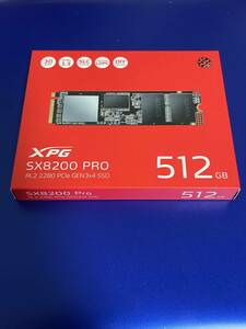 新品・未開封、A-DATA、XPG SX8200 Pro、M.2 NVMe PCIe Gen3x4、1TB、ASX8200PNP-512GT-C