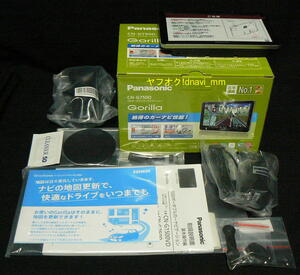 Gorilla CN-G750D SSDポータブルナビゲーション 保証有 通電展示品 7V型 2022年度版地図 ワンセグ 12V/24V パナソニック Panasonic