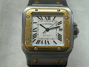 【稼働品】Cartier カルティエ サントスガルベ メンズ オートマチック 自動巻き 腕時計 中古品 RA-8