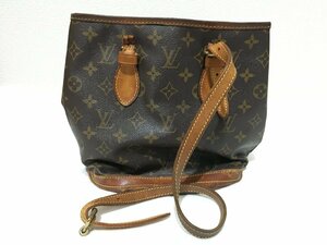 LOUIS VUITTON ルイ ヴィトン★モノグラム★プチ★バケット★バケット PM バッグ★レディース 難あり RA-07