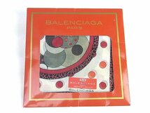 ◆未使用◆BALENCIAGA バレンシアガ/LIBERTY リバティ◆キルトケット+ハンカチ×4 計5点◆水色/白/ピンク 他◆花柄 薔薇◆140×190㎝◆_画像3