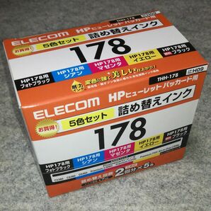 エレコム ELECOM 詰め替えインク HP178用 THH-178 （5色・2回分）HP178 Photosmart