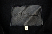 A-4521★送料無料★美品★Levi's リーバイス 19825-0004★ブラック デニム ワーク トラッカー カバーオール ジャケット ジャンパー 3 L_画像8