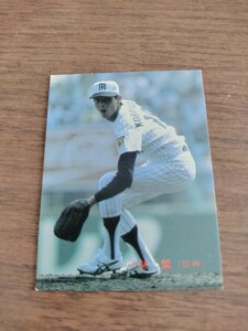 カルビー　野球カード　83年　小林　繁　　No.102 　阪神タイガース